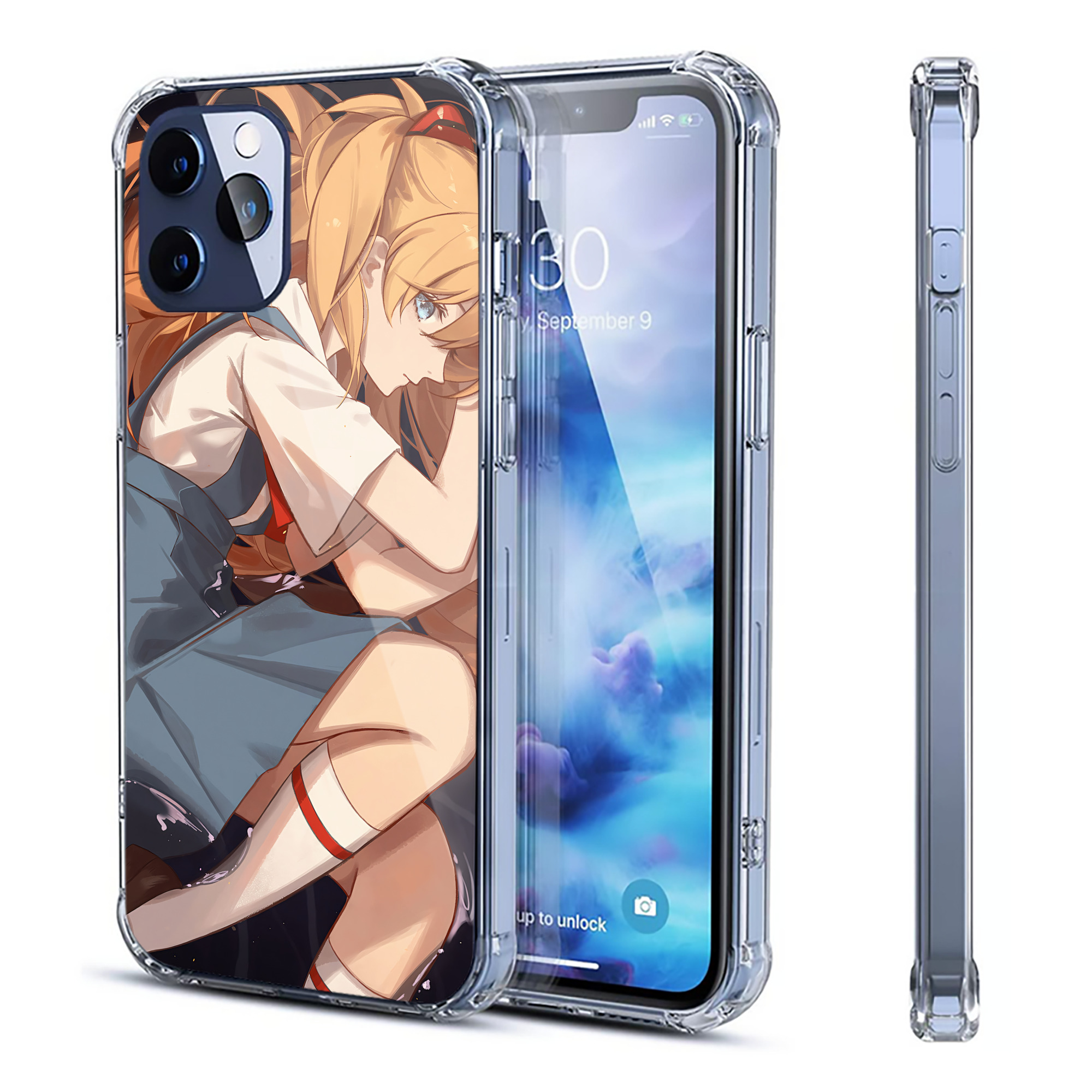 （画像用） EVA 新世紀エヴァンゲリオン 【iPhone 12シリーズ対応】透明スマホケース（クリアソフトケース）